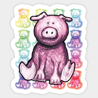 Pig Bank Sticker